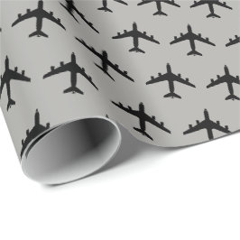 KC-135 Stratotanker Silhouette Pattern Cadeaupapier