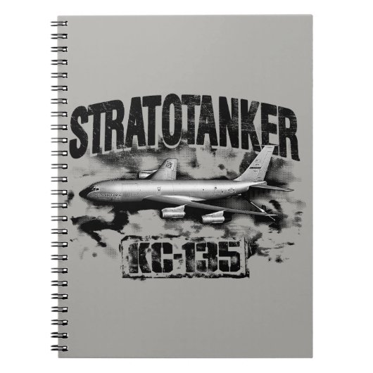 Kc-135 Stratotanker spiraal foto Notitieboek (Voorkant)