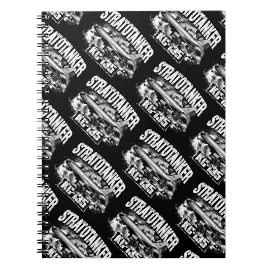 Kc-135 Stratotanker spiraal foto Notitieboek (Voorkant)