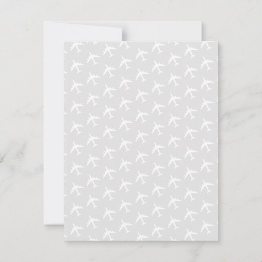 KC-135 Tanken Jet Kleurrijke Contrail Custom Name Notitiekaartje (Achterkant)