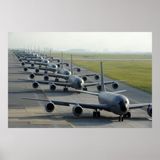 KC-135 Vliegtuig Stratotankers Poster (Voorkant)