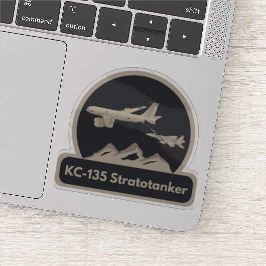 KC-135 Vliegtuigbrandstof F-15 Sticker (Detail)