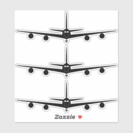 KC-135 voorzijde Uitzicht silhouet Sticker