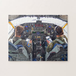 KC-135R STRATOTANKER COCKPIT (11x14 INCH) Legpuzzel