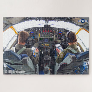 KC-135R STRATOTANKER COCKPIT (20x30 INCH) Legpuzzel