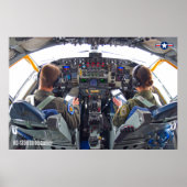 KC-135R STRATOTANKER COCKPIT POSTER (Voorkant)