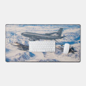 KC-135R STRATOTANKER en F-22A RAPTOR Bureaumat (Keyboard & Muis)