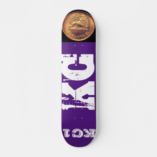 KC 1 skateboard, 7¾" dek Persoonlijk Skateboard (Voorkant)