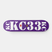 KC 33 JMT Skateboard, 7¾" Deck Persoonlijk Skateboard (Horizontaal)