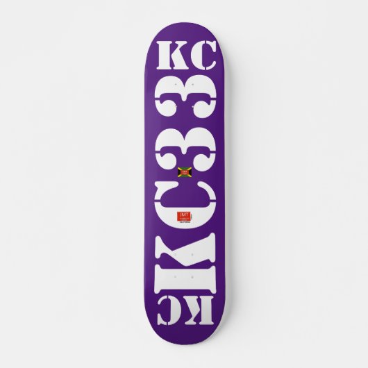KC 33 JMT Skateboard, 7¾-inch deck Persoonlijk Skateboard (Voorkant)
