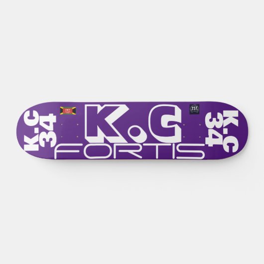 KC 34 OFFICIEEL 7 3/4-inch skateboard deck (Horizontaal)