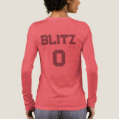 KC Blitz Legacy-lettertype Tri-Blend Shirt (Achterkant)