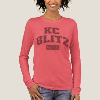KC Blitz Legacy-lettertype Tri-Blend Shirt