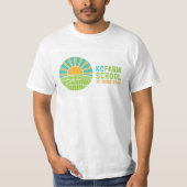 KC Boerderij School Logo Basic T-shirt (Voorkant)