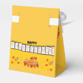 KC Gele Thanksgiving Tent Dozen Bedankdoosjes (Achterkant)