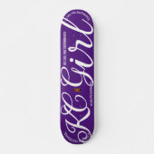 KC GIRL 7 3/4-inch skateboard deck (Voorkant)