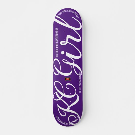 KC GIRL 7 3/4-inch skateboard deck (Voorkant)