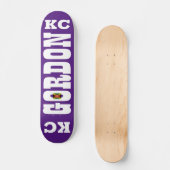 KC GORDON Skateboard, 7 ¾" deck Persoonlijk Skateboard (Voorkant)