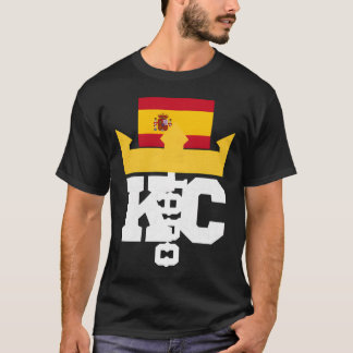 KC Kansas City Crown Unique Royal Blue KC T-shirt