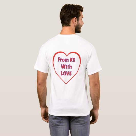 KC Liefde T-shirt (Achterkant volledig)