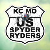 KC MO-hoofdstuk - Decal Hoofdstuklogo (Vel 3)