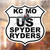KC MO-hoofdstuk - Decal Hoofdstuklogo (Vel 2)