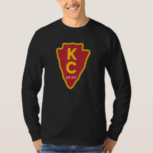 Kc Originele Rode Kansas Stad Kc Unieke Est 1853 K T-shirt