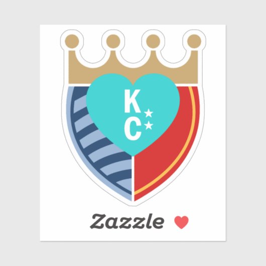 KC Sports op maat gesneden vinyl stickers (Vel)
