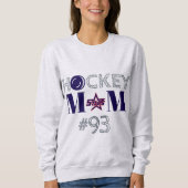 KC Sterren Hockey Moeder Sweatshirt w / Custom Num (Voorkant)