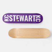 KC STEWART Skateboard, 7¾" Deck Persoonlijk Skateboard (Horizontaal)