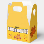 KC Thanksgiving gunstbox - geel Bedankdoosjes (Geopend)