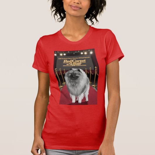 KCA 2026 Keeshond Nationaal Dames T-Shirt (Voorkant)