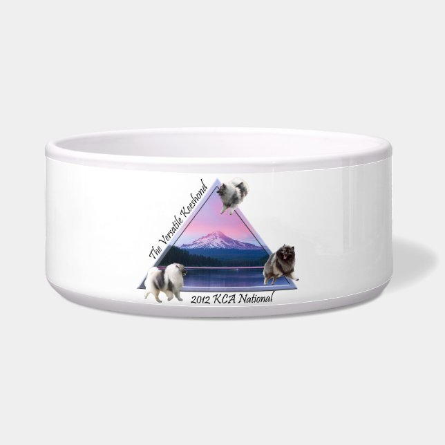 KCA National Dog Bowl 2012 Voerbakje (Voorkant)