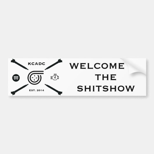 KCADC_LOGO_BUMPER BUMPERSTICKER (Voorkant)