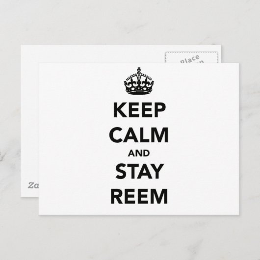 KCASR LARGE BRIEFKAART (Voorkant / Achterkant)