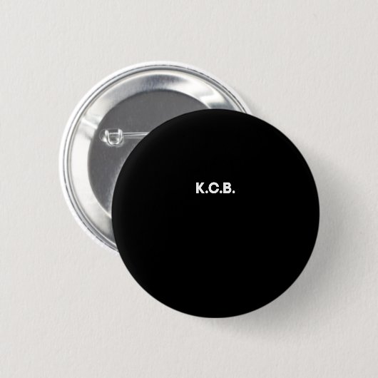 KCB blijft terugkomen Ronde Button 5,7 Cm (Voorkant /achterkant)