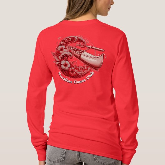 KCC T-shirt met lange mouwen voor dames (Achterkant)