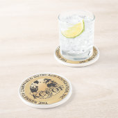 KCCOF-Onderzetters Zandsteen Onderzetter (Zijkant)