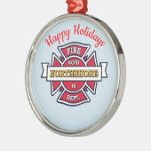 KCFD Northshore Metalen Ornament (Links)