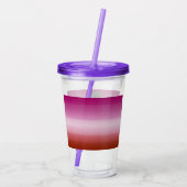 KCL Lesbian Pride Tumbler Acryl Drinkbeker (Achterkant)