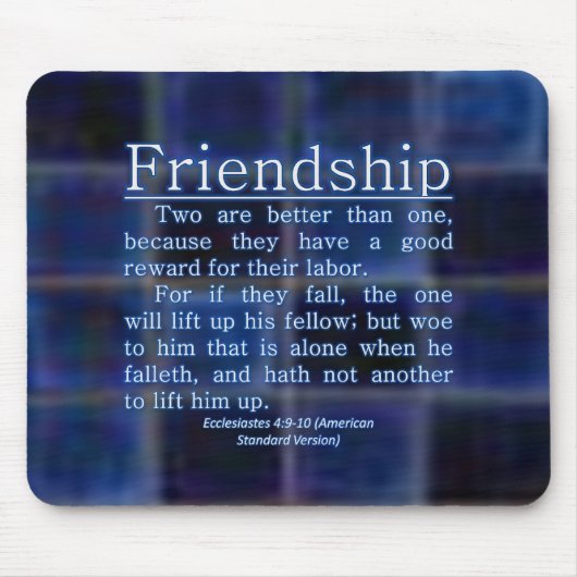 Kclesiastes 4:9-10 muismat (Voorkant)