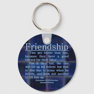 Kclesiastes 4:9-10 sleutelhanger