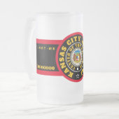 KCMOCOU KANSAS CITY, MO. (COU) 2 MATGLAS BIERPUL (Voorkant links)