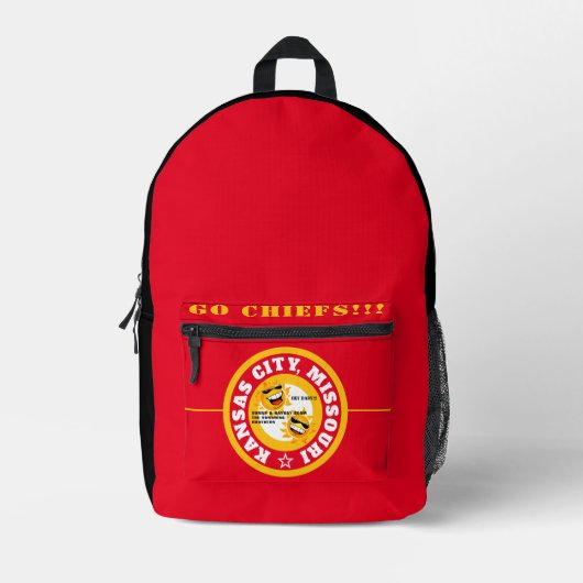 KCMOCOU SUNNY&RAYRAY 2r Bedrukte Rugzak (Voorkant)