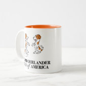 KCoA-Mok Tweekleurige Koffiemok (Voorkant links)