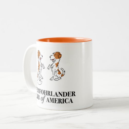 KCoA-Mok Tweekleurige Koffiemok (Voorkant links)