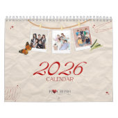 KCrush Magazine Cadeaus: het 2026 K-Pop personage Kalender (Hoes)