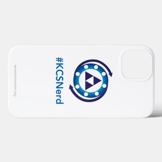 #KCSNerd telefoongeval Case-Mate iPhone Case (Achterkant (horizontaal))