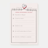 KD hartslag Benoeming Post-it Opmerkingen Post-it® Notes (Voorkant)