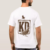 KD Kwartel arend Jager Badge T-shirt (Achterkant)